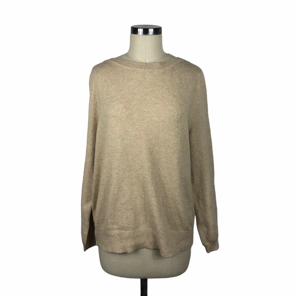 14TH & UNION Wear Two Way‎ Cozy Sweater M Cream NWT